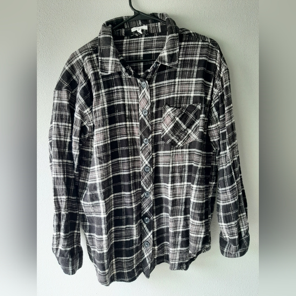 Maurices flannel size large